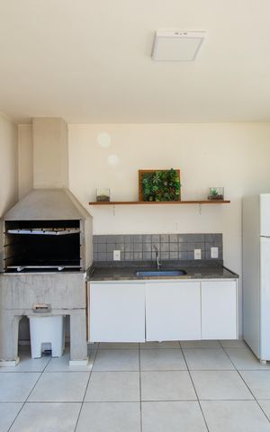 Apartamento para alugar com 45m², 2 quartos e 1 vagaÁrea comum - Churrasqueira 2