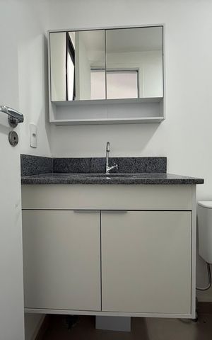 Studio para alugar com 24m², 1 quarto e sem vaga