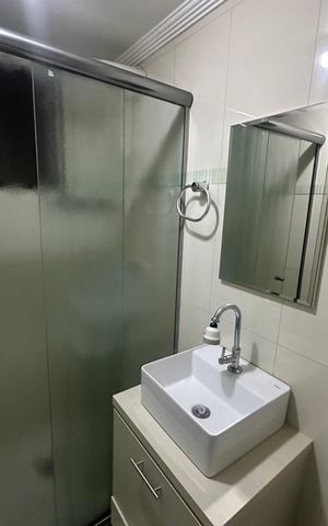 Apartamento para alugar com 64m², 2 quartos e 1 vaga Apartamento para alugar com 64m², 2 quartos e 1 vagaBanheiro da Suíte