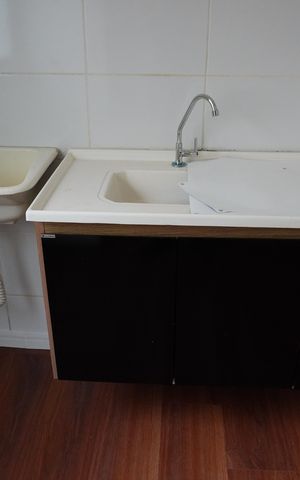 Apartamento à venda com 44m², 2 quartos e 1 vagaCozinha e Área de Serviço