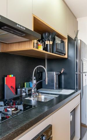 Apartamento à venda com 38m², 1 quarto e 1 vaga Apartamento à venda com 38m², 1 quarto e 1 vagaCozinha