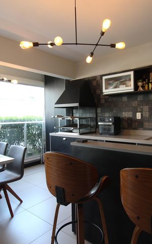 Apartamento à venda com 67m², 1 quarto e 2 vagasVaranda