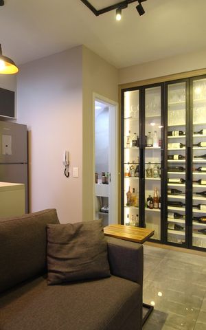 Apartamento à venda com 67m², 1 quarto e 2 vagasSala