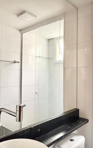 Apartamento para alugar com 42m², 2 quartos e 1 vaga Apartamento para alugar com 42m², 2 quartos e 1 vagaBanheiro