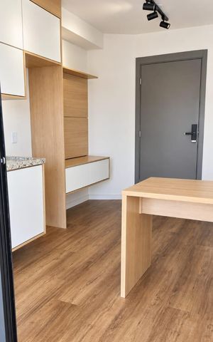 Apartamento para alugar com 26m², 1 quarto e sem vaga Apartamento para alugar com 26m², 1 quarto e sem vagaCozinha/Sala