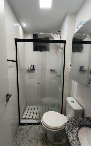 Apartamento para alugar com 48m², 2 quartos e 1 vaga Apartamento para alugar com 48m², 2 quartos e 1 vagaBanheiro