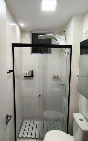 Apartamento para alugar com 48m², 2 quartos e 1 vaga Apartamento para alugar com 48m², 2 quartos e 1 vagaBanheiro