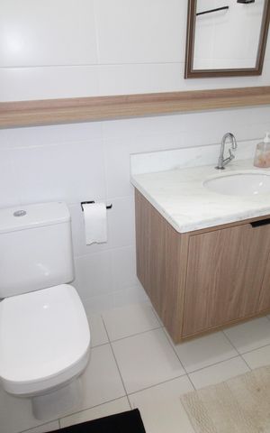 Apartamento para alugar com 62m², 2 quartos e 1 vagaBanheiro da Suíte