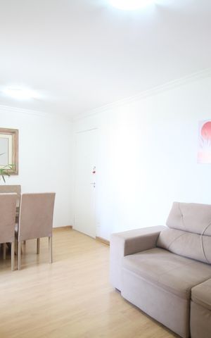 Apartamento à venda com 64m², 3 quartos e 2 vagasSala
