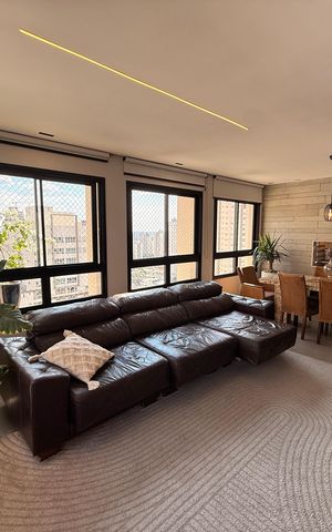 Apartamento à venda com 137m², 3 quartos e 2 vagasSala