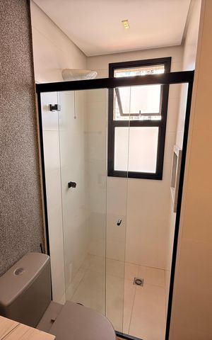 Apartamento à venda com 137m², 3 quartos e 2 vagasBanheiro da Suíte 1
