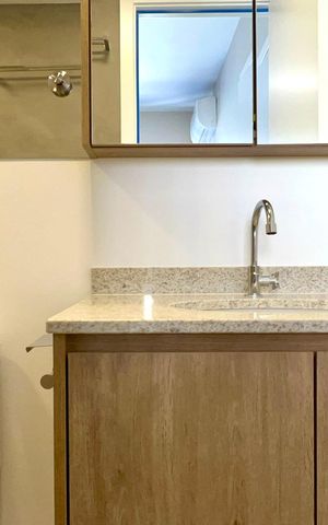 Studio para alugar com 24m², 1 quarto e sem vaga Studio para alugar com 24m², 1 quarto e sem vagaBanheiro da Suíte