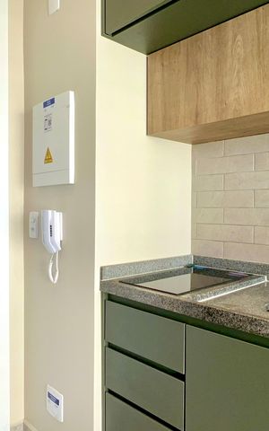 Studio para alugar com 24m², 1 quarto e sem vaga Studio para alugar com 24m², 1 quarto e sem vagaCozinha