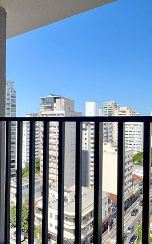 Studio para alugar com 24m², 1 quarto e sem vaga Studio para alugar com 24m², 1 quarto e sem vagaVaranda