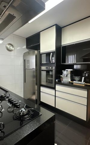 Apartamento à venda com 105m², 2 quartos e 2 vagas Apartamento à venda com 105m², 2 quartos e 2 vagasCozinha
