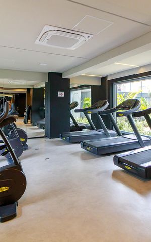 Studio para alugar com 27m², 1 quarto e sem vaga Studio para alugar com 27m², 1 quarto e sem vagaAcademia