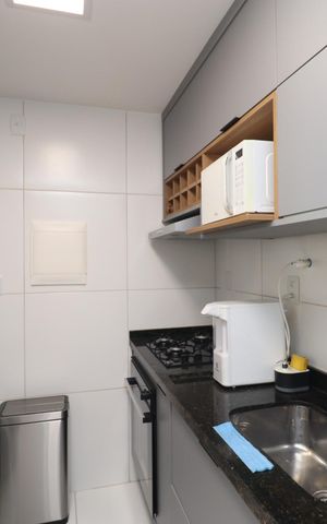 Apartamento para alugar com 62m², 1 quarto e 2 vagas