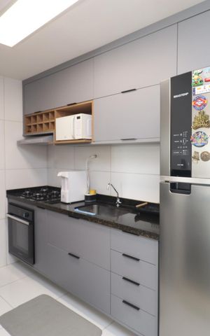 Apartamento para alugar com 62m², 1 quarto e 2 vagas