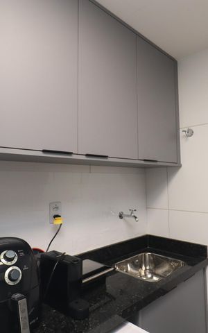 Apartamento para alugar com 62m², 1 quarto e 2 vagas