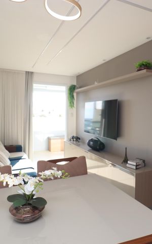 Apartamento para alugar com 62m², 1 quarto e 2 vagas