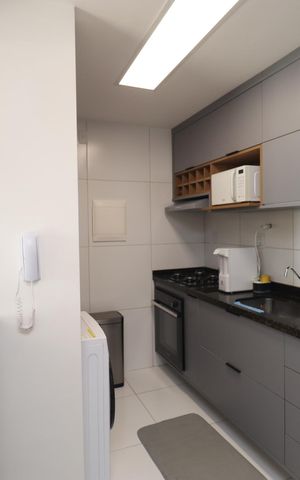 Apartamento para alugar com 62m², 1 quarto e 2 vagas