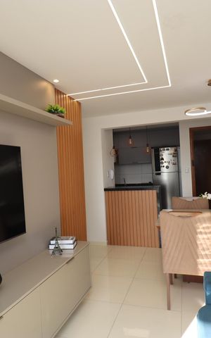 Apartamento para alugar com 62m², 1 quarto e 2 vagas