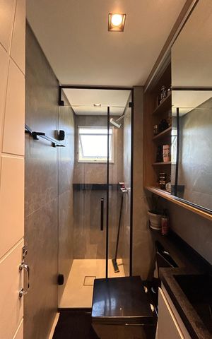 Apartamento à venda com 44m², 2 quartos e 1 vaga Apartamento à venda com 44m², 2 quartos e 1 vagaBanheiro social
