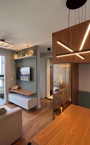 Apartamento à venda com 44m², 2 quartos e 1 vaga Apartamento à venda com 44m², 2 quartos e 1 vagaSala