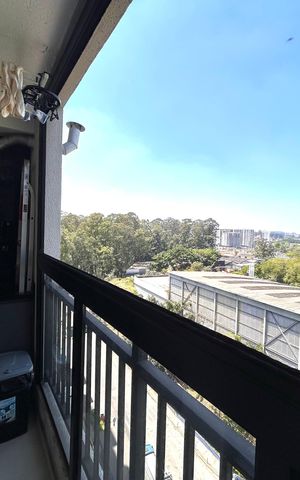 Apartamento à venda com 44m², 2 quartos e 1 vaga Apartamento à venda com 44m², 2 quartos e 1 vagaVaranda da Sala e área de serviço