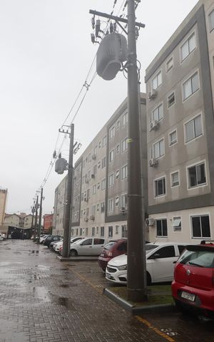 Apartamento para alugar com 40m², 2 quartos e 1 vagaFachada do bloco/Placa