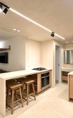 Apartamento para alugar com 42m², 1 quarto e 1 vaga