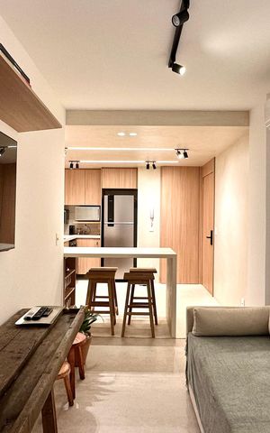 Apartamento para alugar com 42m², 1 quarto e 1 vaga