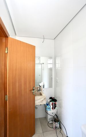 Apartamento à venda com 60m², 3 quartos e 1 vaga Apartamento à venda com 60m², 3 quartos e 1 vagaBanheiro da Suíte