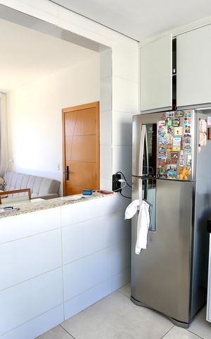 Apartamento à venda com 60m², 3 quartos e 1 vaga Apartamento à venda com 60m², 3 quartos e 1 vagaCozinha e Área de Serviço