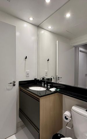 Apartamento para alugar com 30m², 1 quarto e sem vagaBanheiro Suíte 