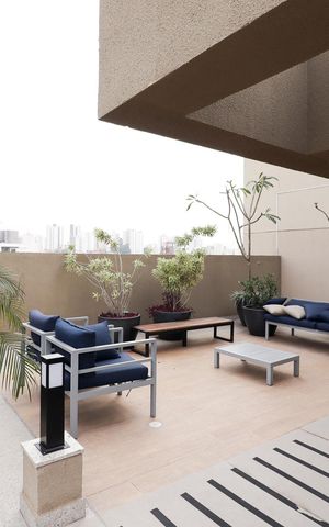 Apartamento para alugar com 35m², 2 quartos e sem vagaTerraço