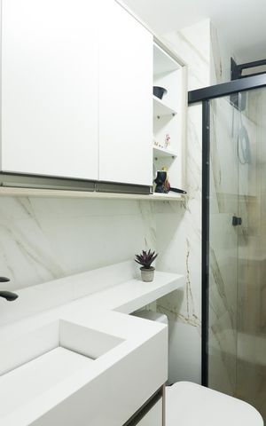 Apartamento para alugar com 35m², 2 quartos e sem vaga Apartamento para alugar com 35m², 2 quartos e sem vagaBanheiro