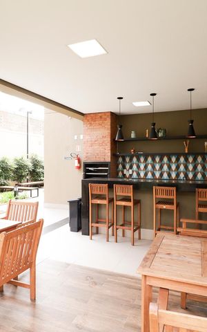 Apartamento para alugar com 35m², 2 quartos e sem vagaChurrasqueira