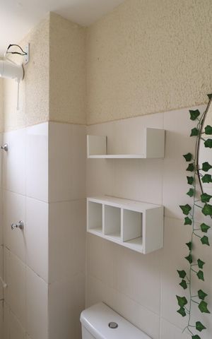Apartamento para alugar com 50m², 2 quartos e 1 vagaBanheiro Social