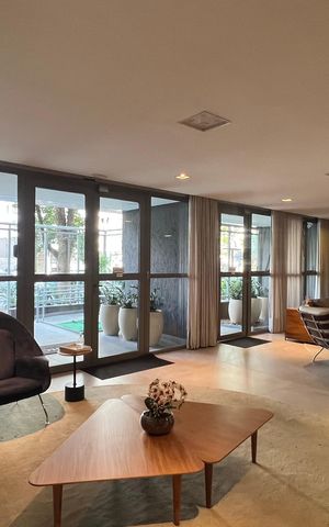 Studio para alugar com 37m², 1 quarto e sem vaga Studio para alugar com 37m², 1 quarto e sem vagaHall de entrada