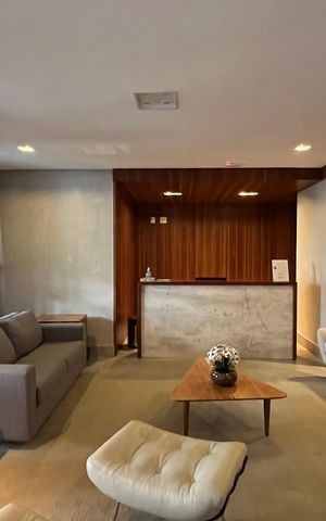 Studio para alugar com 37m², 1 quarto e sem vaga Studio para alugar com 37m², 1 quarto e sem vagaHall de entrada