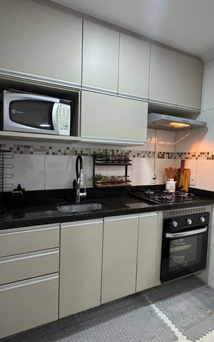 Casa de condomínio à venda com 59m², 2 quartos e 2 vagas Casa de condomínio à venda com 59m², 2 quartos e 2 vagasCozinha