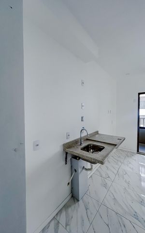 Studio à venda com 24m², 1 quarto e sem vagaCozinha