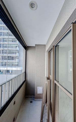 Studio à venda com 24m², 1 quarto e sem vagaVaranda