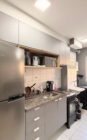 Apartamento à venda com 37m², 1 quarto e 1 vagaCozinha