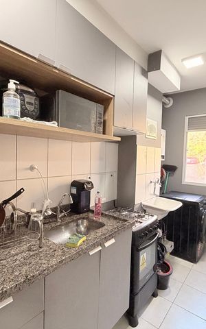 Apartamento à venda com 37m², 1 quarto e 1 vagaCozinha