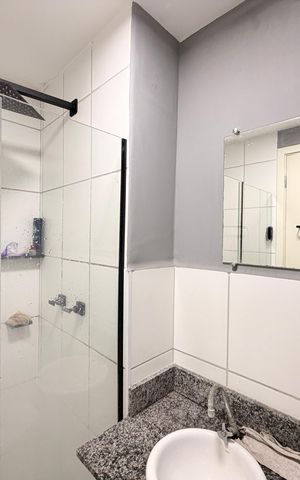 Apartamento à venda com 37m², 1 quarto e 1 vagaBanheiro da Suíte
