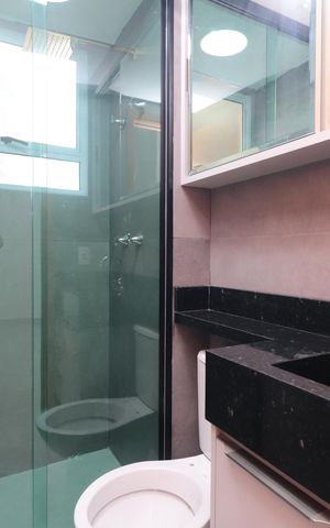 Apartamento para alugar com 41m², 2 quartos e sem vagaBanheiro