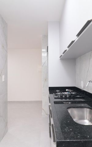 Apartamento para alugar com 41m², 2 quartos e sem vagaCozinha e Área de Serviço