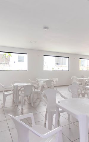 Apartamento para alugar com 41m², 2 quartos e sem vagaÁrea comum - Salão de festas